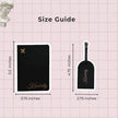 Custom Faux Leather Travel Set – Personalized Luggage Cover & Tag for Stylish Travelers
