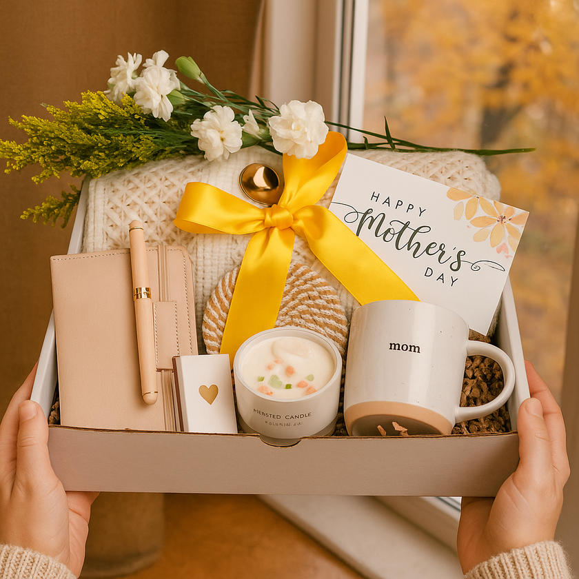 Large Cozy Mom Gift Box – Thoughtful & Personalized Comfort Set