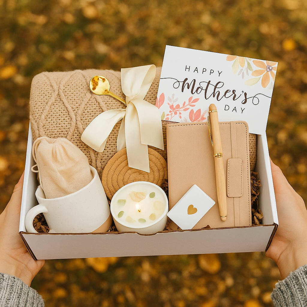 Comfort & Creativity Gift Set – 9-Piece Bundle with Optional Cozy Blanket