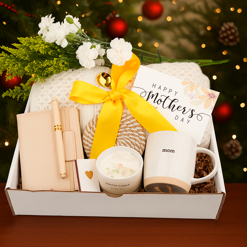 Large Cozy Mom Gift Box – Thoughtful & Personalized Comfort Set