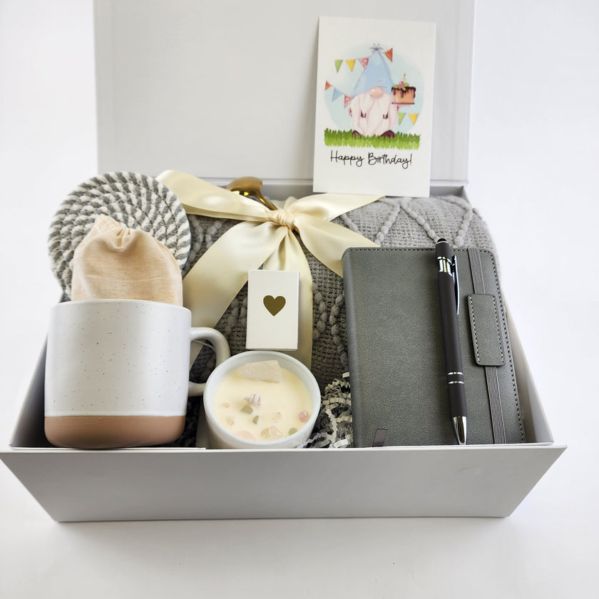 Comfort & Creativity Gift Set – 9-Piece Bundle with Optional Cozy Blanket