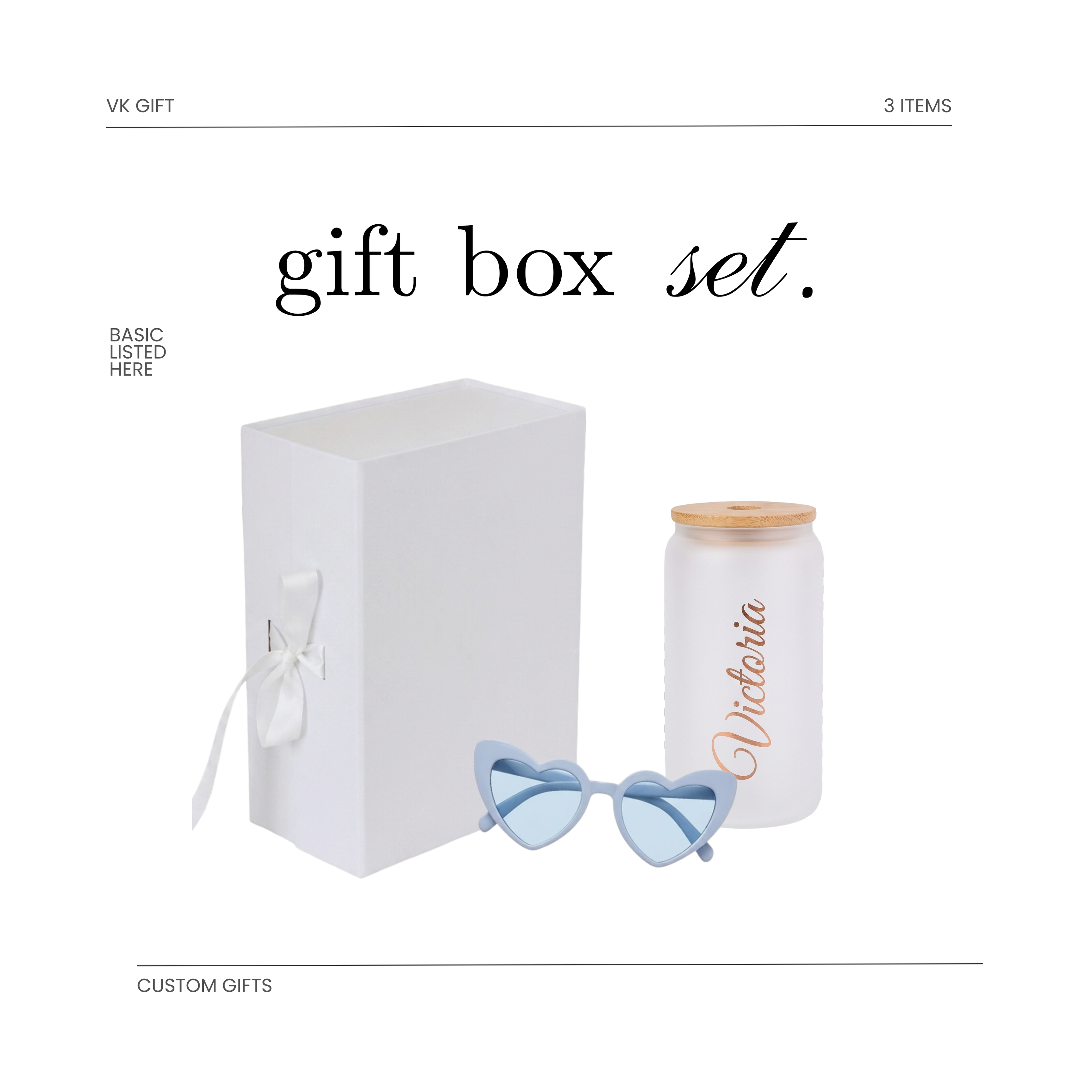 Elegant Gift Box with Frosted Tumbler – Perfect for Mothers, Bridesmaids & Friends