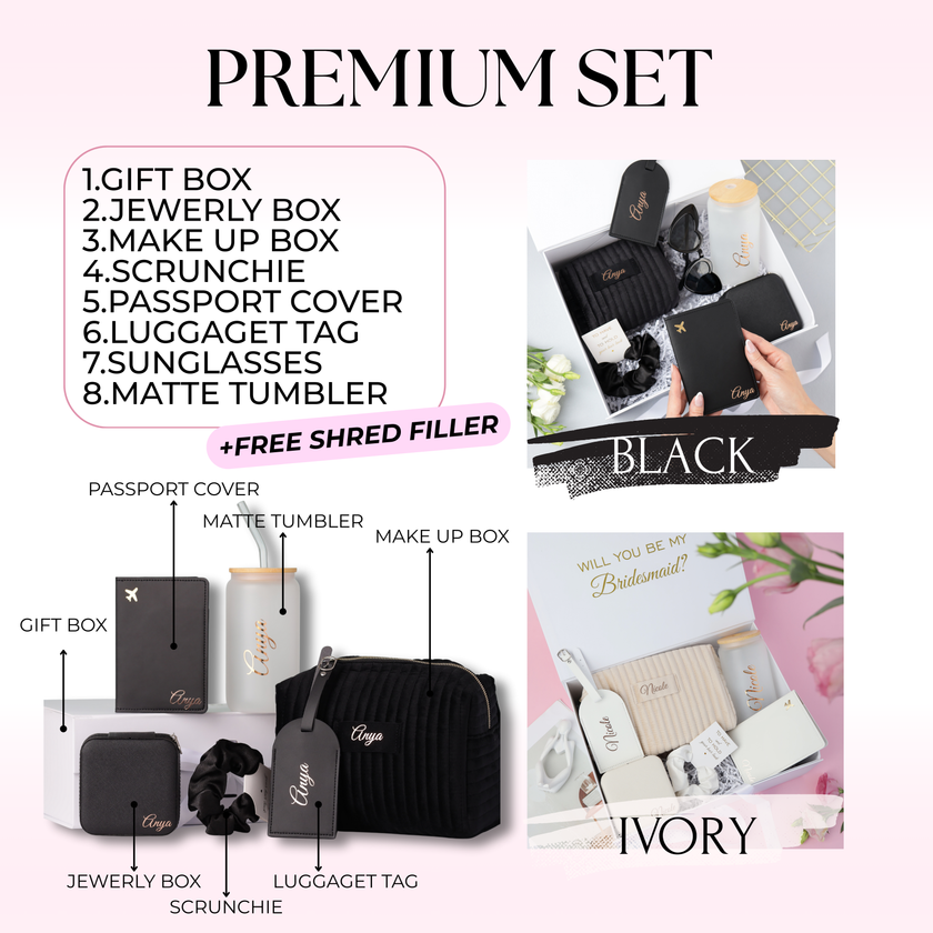 Bridesmaid proposal box ideas and customization preview