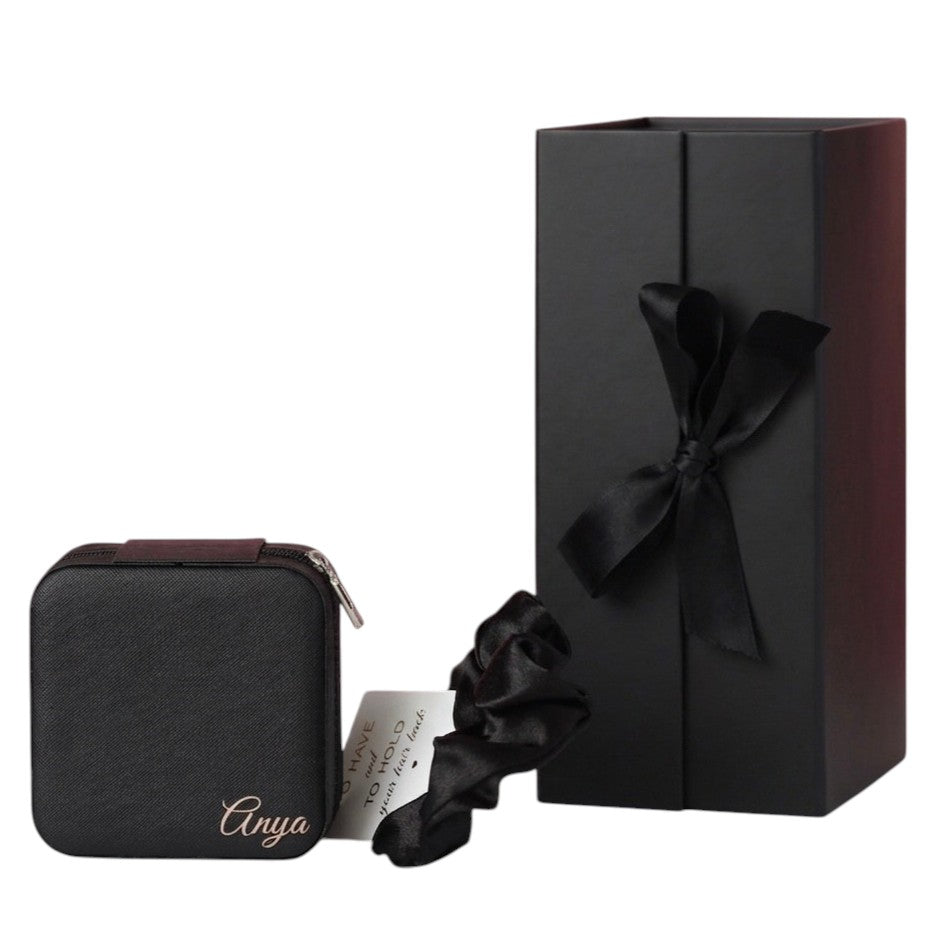 Elegant Personalized Jewelry Set – Custom Name Box and Accessory for Gifting