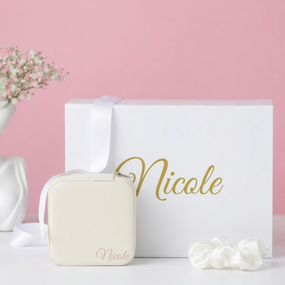 Elegant Gift Box for Keepsakes – Jewelry Box with Coordinating Ribbon