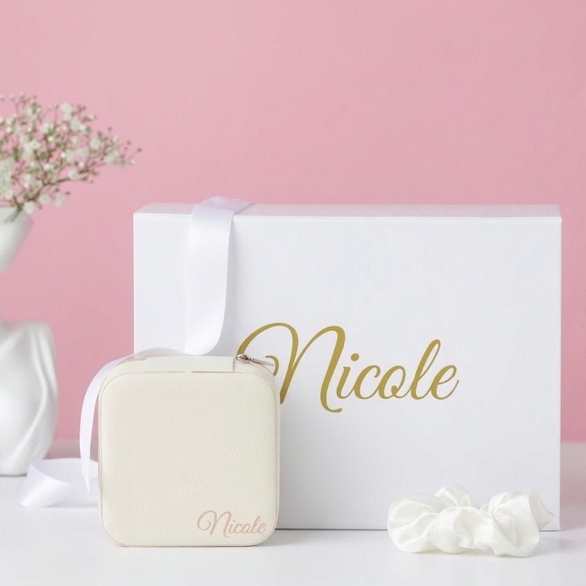 Elegant Gift Box for Keepsakes – Jewelry Box with Coordinating Ribbon