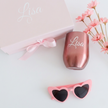 Mini Bridesmaid Gift Set – Personalized 12 oz Tumbler & Sunglasses