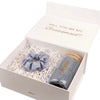 Glass Tumbler Bridesmaid Gift Set – Personalized 16 oz Tumbler & Scrunchie