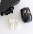 Mini Bridesmaid Gift Set – Personalized 12 oz Tumbler & Scrunchie