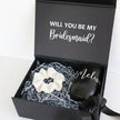 Mini Bridesmaid Gift Set – Personalized 12 oz Tumbler & Scrunchie
