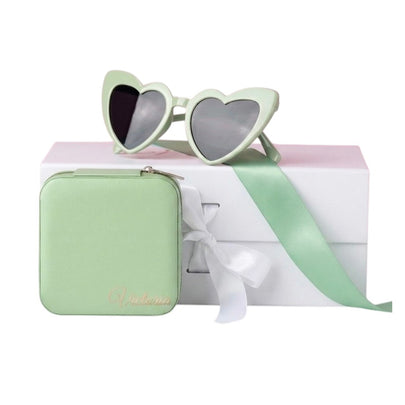 Personalized Gift Box Set – Jewelry Box, Sunglasses & Ribbon Box
