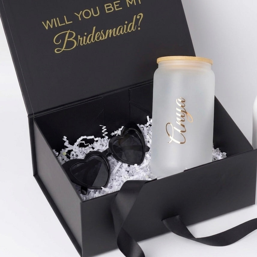Elegant Gift Box with Frosted Tumbler – Perfect for Moms, Bridesmaids & Friends