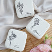 Personalized jewelry box on table aesthetic home decor styling