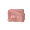 Personalized Quilted Makeup Bag | Custom Velvet Cosmetic Pouch