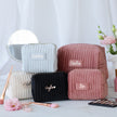 Personalized makeup pouch compact travel cosmetic bag organizer
