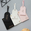 Custom Faux Leather Travel Set – Personalized Luggage Cover & Tag for Stylish Travelers