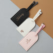 Custom Faux Leather Travel Set – Personalized Luggage Cover & Tag for Stylish Travelers