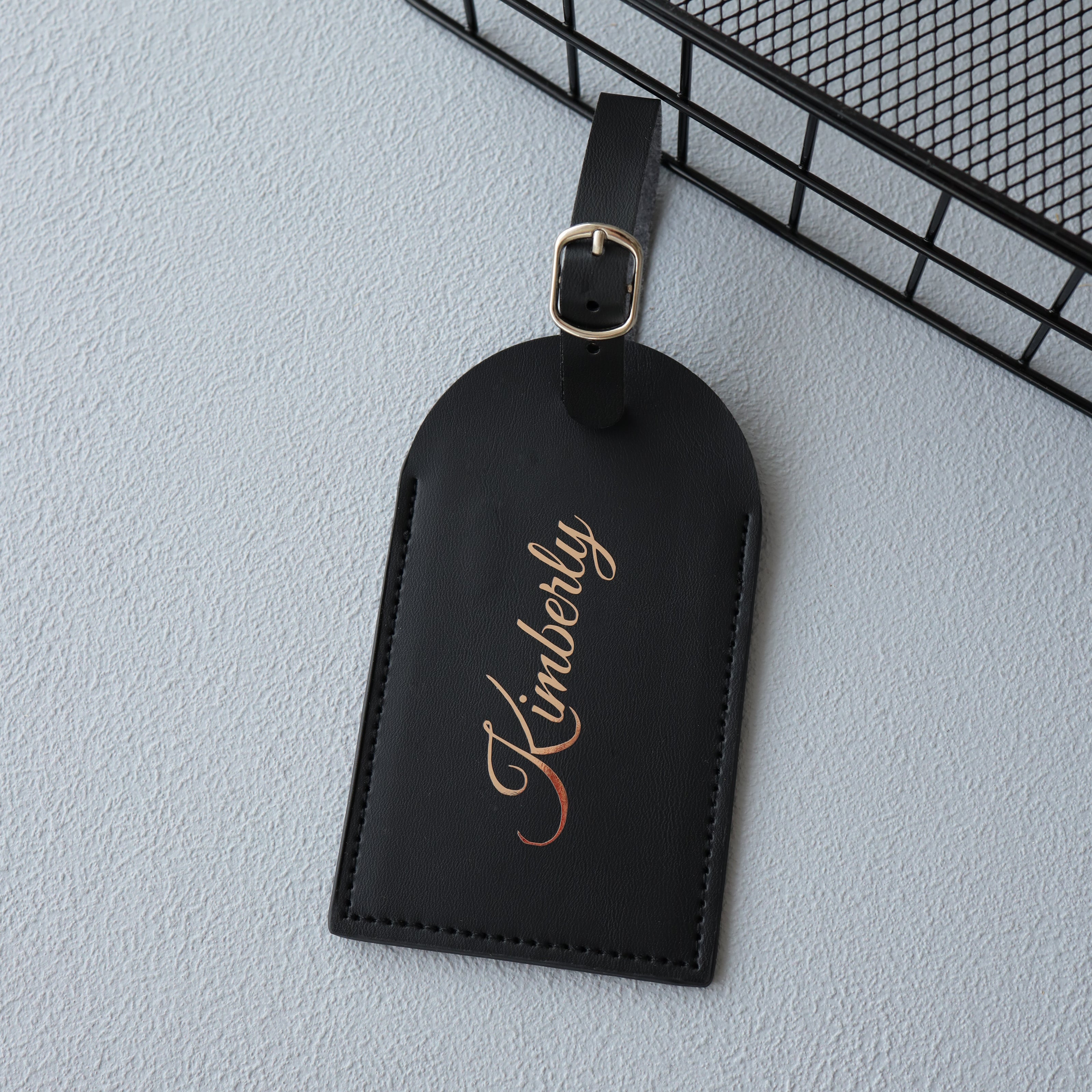 Custom Faux Leather Travel Set – Personalized Luggage Cover & Tag for Stylish Travelers