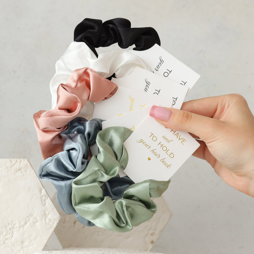 Bridesmaid gift box held with flowers tumbler gift set