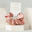Bridesmaid gift set with tumbler pink accessories arrangement