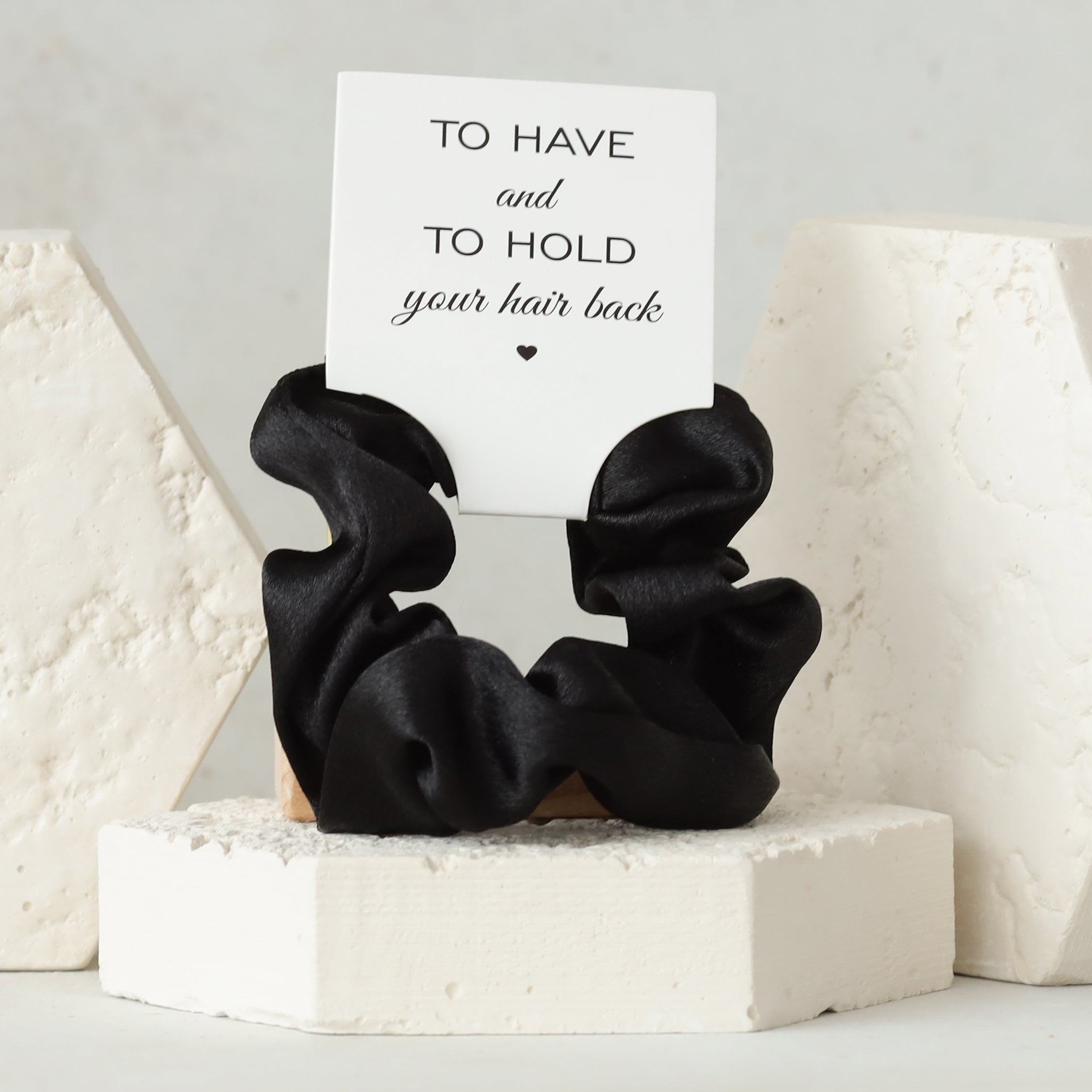 Black bridesmaid gift box with tumbler elegant packaging