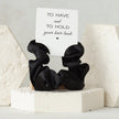 Black bridesmaid gift box with tumbler elegant packaging