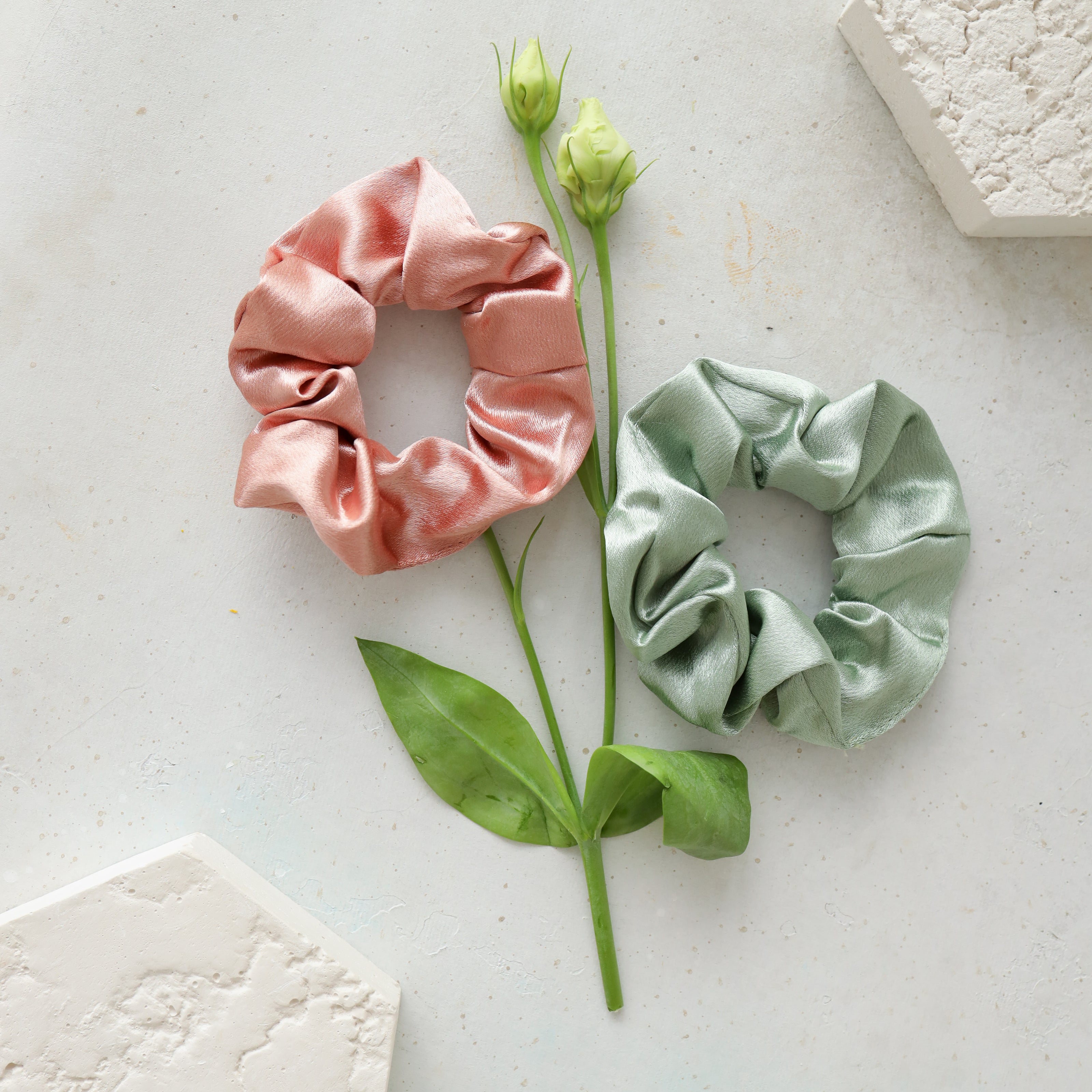 Bridesmaid gift box with flowers and tumbler aesthetic styling