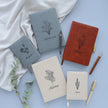 Personalized Floral Journal – Elegant Lined Notebook with Custom Name