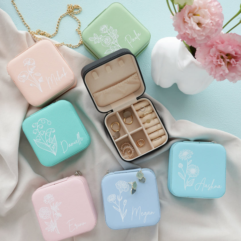 Custom Name Jewelry Organizer | Thoughtful Gift for Mom, Sister, Friend