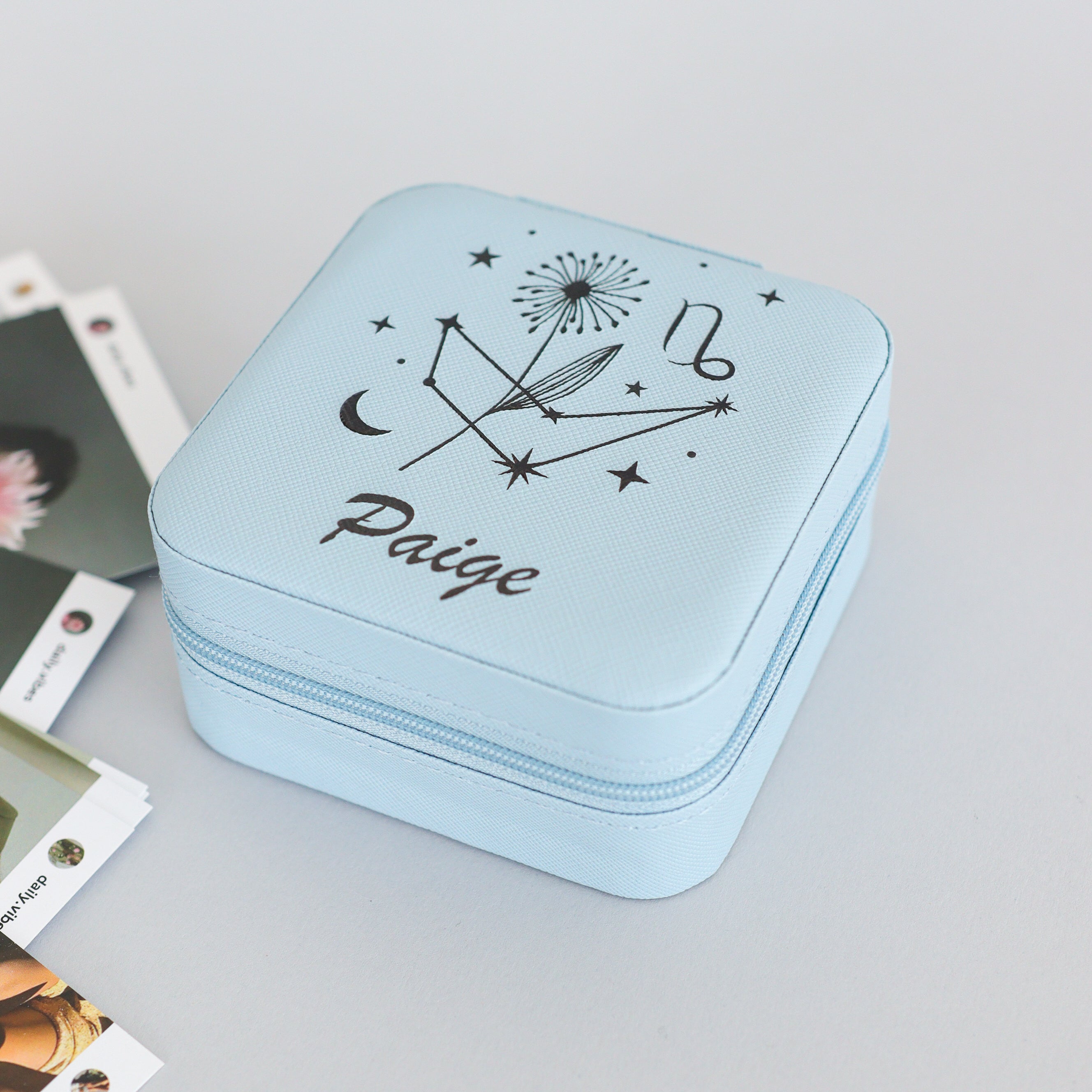 Custom Zodiac Jewelry Keeper Box - Personalized Storage for Your Treasured Pieces