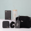 Bridesmaid gift boxes in black color bridal party sets