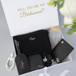 Bridesmaid proposal gift box with tumbler and accessories