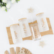 Personalized Frosted Glass Tumbler with Lid | Custom Iced Coffee Cup