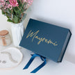 Elegant Gift Box – Magnetic Closure with Ribbon & Crinkle Paper for Bridesmaids