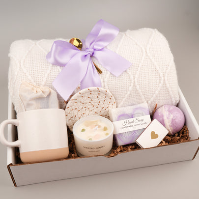 Ultimate Cozy Bundle – 9-Piece Relaxation Gift Set with Optional Blanket