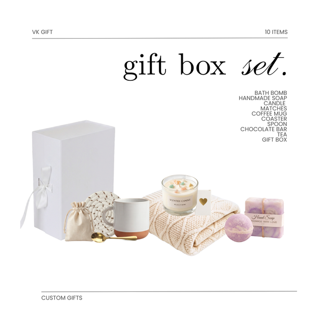 Ultimate Cozy Bundle – 9-Piece Relaxation Gift Set with Optional Blanket