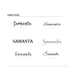 Personalized Floral Journal – Elegant Lined Notebook with Custom Name