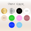 Gift box color palette options custom packaging colors