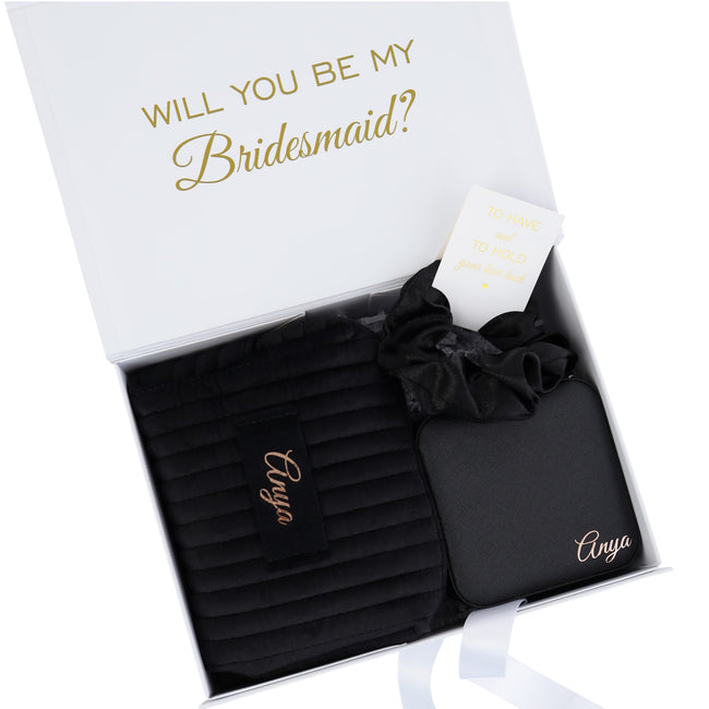 Personalized Bridesmaid Proposal Gift Box Set | Custom Bridal Party Keepsake