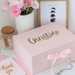 Personalized Gift Box – Custom Logo or Text Engraving on Lid
