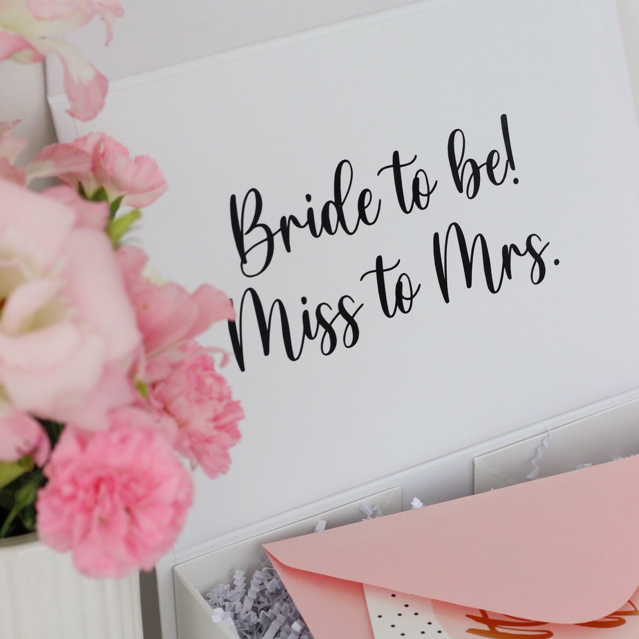Large Personalized Magnetic Gift Box with Ribbon | Luxury Keepsake Box