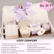 Large hygge gift box set with blanket mug and spa essentials