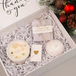 Hygge spa gift set arranged for relaxation and comfort