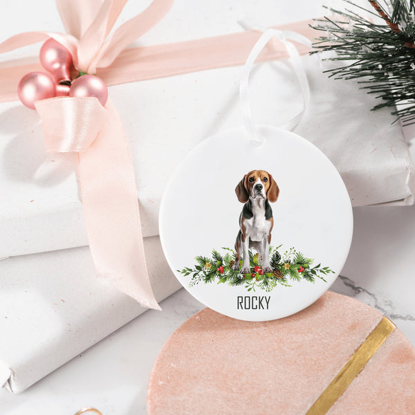 Beagles Dog Christmas Ornament